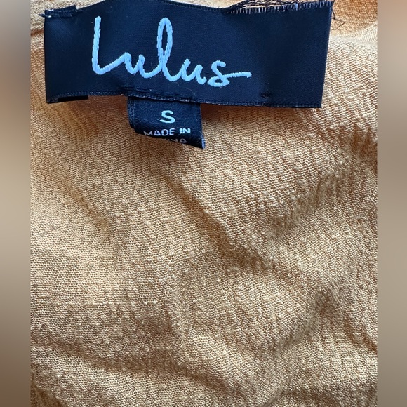 Lulus My Philosophy Golden Wrap Dress - Picture 6 of 8